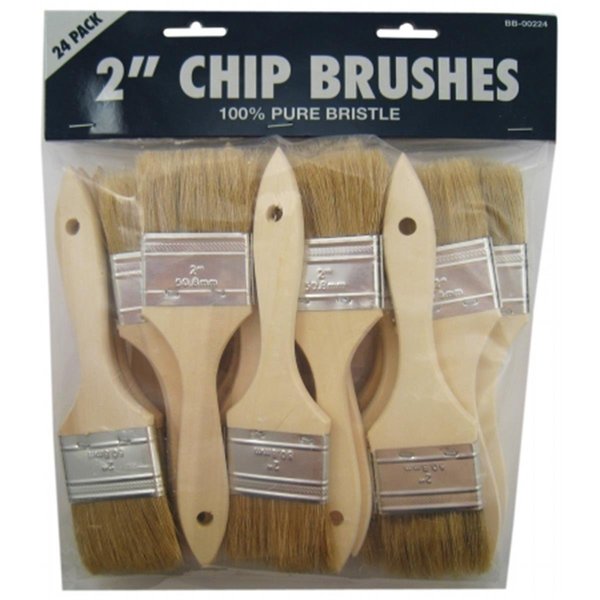 Great American Marketing Great American Marketing BB00224 24 Count 2 in. Chip Brushes BB00224